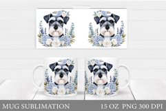 Cute Dog Mug Sublimation. Cute Dog Sublimation Product Image 1