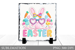 Easter Bunny Slate Design. Easter Bunny Sublimation Product Image 1