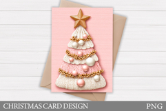 Christmas Tree Card Design. Christmas Card Printable Product Image 1