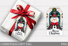 Christmas Snowman Gift Tag. Christmas Gift Tags Printable Product Image 1