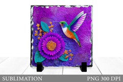 Hummingbird Sublimation. Hummingbird Slate Design Product Image 1