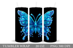 Butterfly Tumbler Sublimation. Butterfly Sublimation Product Image 1