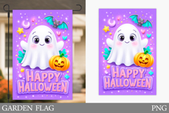 Ghost Garden Flag Design. Halloween Garden Flag Sublimation Product Image 1