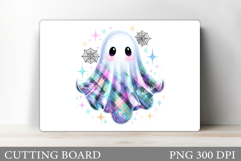 Cute Halloween Cutting Board. Cute Ghost Cutting Board Product Image 1