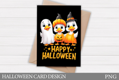 Halloween Goose Card Design. Halloween Card Printable Product Image 1