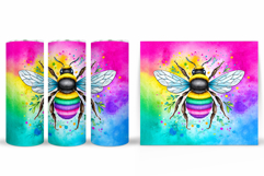 Bee Tumbler Design. Bee Sublimation Product Image 2