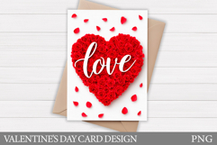 Valentines Day Card Printable. Valentines Card Design Product Image 1