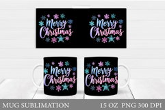 Christmas Mug Wrap Design. Christmas Mug Sublimation Product Image 1