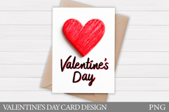 Valentines Day Card Printable. Valentines Card Design Product Image 1