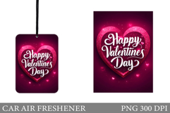 Valentines Day Car Air Freshener. Heart Car Air Freshener Product Image 1
