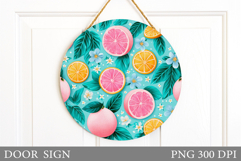 Citrus Door Sign Design. Citrus Sublimation Product Image 1