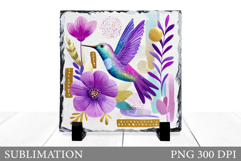 Hummingbird Sublimation. Hummingbird Slate Design Product Image 1