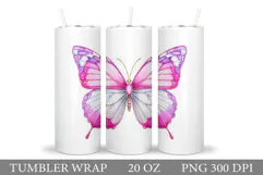 Butterfly Tumbler Sublimation. Butterfly Sublimation Product Image 1