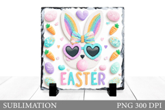 Easter Bunny Sublimation. Easter Bunny Slate Design Product Image 1