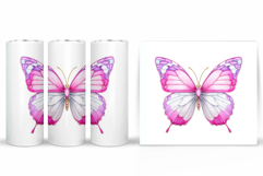 Butterfly Tumbler Sublimation. Butterfly Sublimation Product Image 2