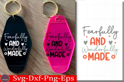 Christian Keychain Quote SVG Faith Keychain Quote png Product Image 1