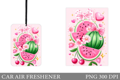 Watermelon Car Air Freshener Design. Watermelon Sublimation Product Image 1
