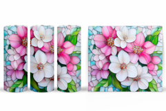 Flowers Tumbler Design. Sublimation Tumbler Flower Product Image 2