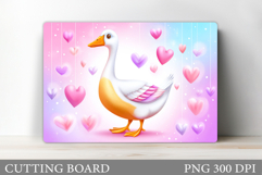 Valentines Goose Cutting Board. Valentines Cutting Board Product Image 1