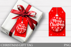Merry Christmas Gift Tag. Christmas Gift Tag Printable Product Image 1