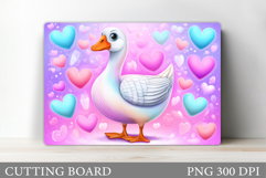 Valentines Goose Cutting Board. Valentines Cutting Board Product Image 1