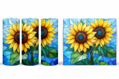 Sunflowers Tumbler. Flowers Tumbler Sublimation Product Image 2