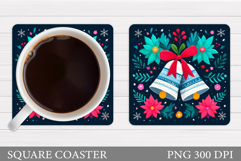 Christmas Coaster Design. Christmas Sublimation Product Image 1