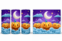 Halloween Pumpkin Tumbler Wrap. Halloween Tumbler Design Product Image 2