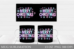 Christmas Mug Wrap Design. Christmas Mug Sublimation Product Image 1