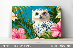 Owl Cutting Board Design. Owl Kitchen Cutting Board Product Image 1