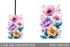 Wildflowers Car Air Freshener. Flowers Car Air Freshener Product Image 1