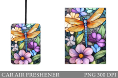 Dragonfly Car Air Freshener. Dragonfly Sublimation Product Image 1