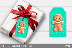 Gingerbread Gift Tags. Christmas Gift Tag Printable Product Image 1