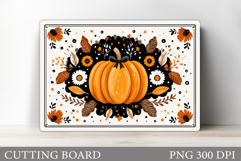 Pumpkin Cutting Board Design. Pumpkin Sublimation Product Image 1