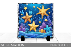 Starfish Sublimation. Starfish Slate Sublimation Product Image 1