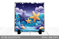 Starfish Sublimation. Starfish Slate Sublimation Product Image 1