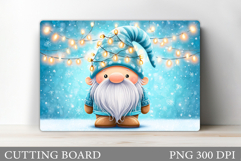 Christmas Gnome Cutting Board. Christmas Cutting Board Product Image 1