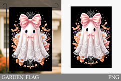 Ghost Garden Flag Design. Halloween Garden Flag Sublimation Product Image 1