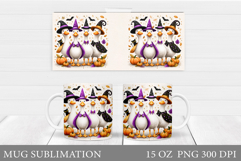 Halloween Goose Mug Design. Halloween Mug Sublimation Product Image 1