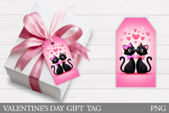 Valentines Dog Gift Tag. Valentines Gift Tag Design Product Image 1