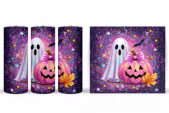 Ghost Tumbler Sublimation. Halloween Tumbler Design Product Image 2