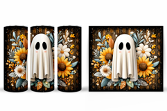 Ghost Tumbler Sublimation. Halloween Tumbler Design Product Image 2
