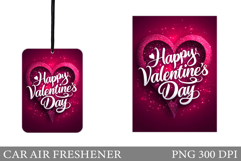Valentines Day Car Air Freshener. Heart Car Air Freshener Product Image 1