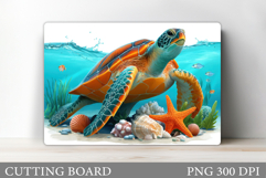 Turtle Kitchen Cutting Board. Turtle Cutting Board Design Product Image 1