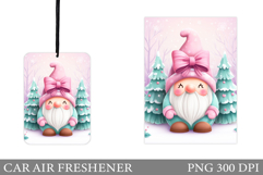 Cute Gnome Car Air Freshener. Christmas Car Air Freshener Product Image 1