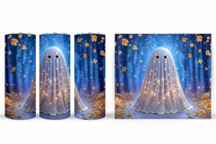 Ghost Tumbler Sublimation. Halloween Tumbler Design Product Image 2