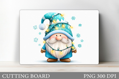 Christmas Gnome Cutting Board. Christmas Cutting Board Product Image 1