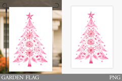 Christmas Tree Garden Flag. Merry Christmas Garden Flag Product Image 1