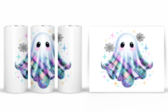 Ghost Tumbler Sublimation. Halloween Tumbler Design Product Image 2