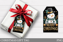 Christmas Snowman Gift Tag. Christmas Gift Tags Printable Product Image 1